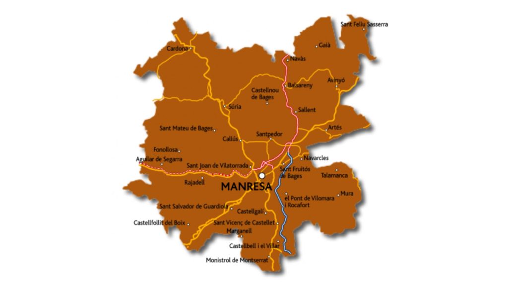 mapa manresa